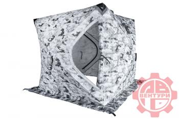 12 649 р. Палатка зимняя Улов КУБ утепленная., пиксель-зима 200*200*210см. PREMIER 2001  с доставкой в г. Вологда. Увеличить фотографию 1