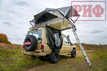 108 999 р. Палатка на крышу автомобиля РИФ Soft RT01-140, тент серый, 400 гр., 140х240х115 см, РИФ rifrt0114080001  с доставкой в г. Вологда. Увеличить фотографию 34