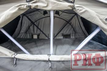 108 999 р. Палатка на крышу автомобиля РИФ Soft RT01-140, тент серый, 400 гр., 140х240х115 см, РИФ rifrt0114080001  с доставкой в г. Вологда. Увеличить фотографию 19