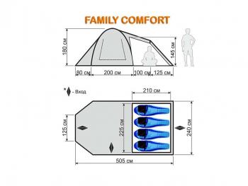 51 999 р. Палатка-автомат кемпинговая Maverick Family Comfort (бежевый  коричневый) Maverick Tent m-cb-096  с доставкой в г. Вологда. Увеличить фотографию 39