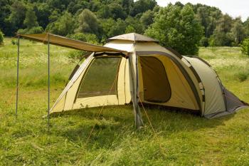 51 999 р. Палатка-автомат кемпинговая Maverick Family Comfort (бежевый  коричневый) Maverick Tent m-cb-096  с доставкой в г. Вологда. Увеличить фотографию 21