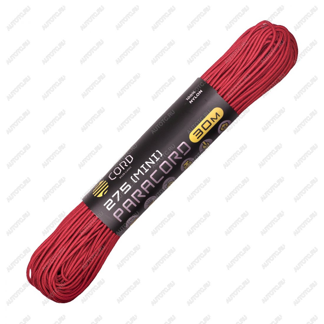 889 р. Паракорд 275 (мини) CORD nylon 30м (light red) CORD 275.n30.l.r  с доставкой в г. Вологда