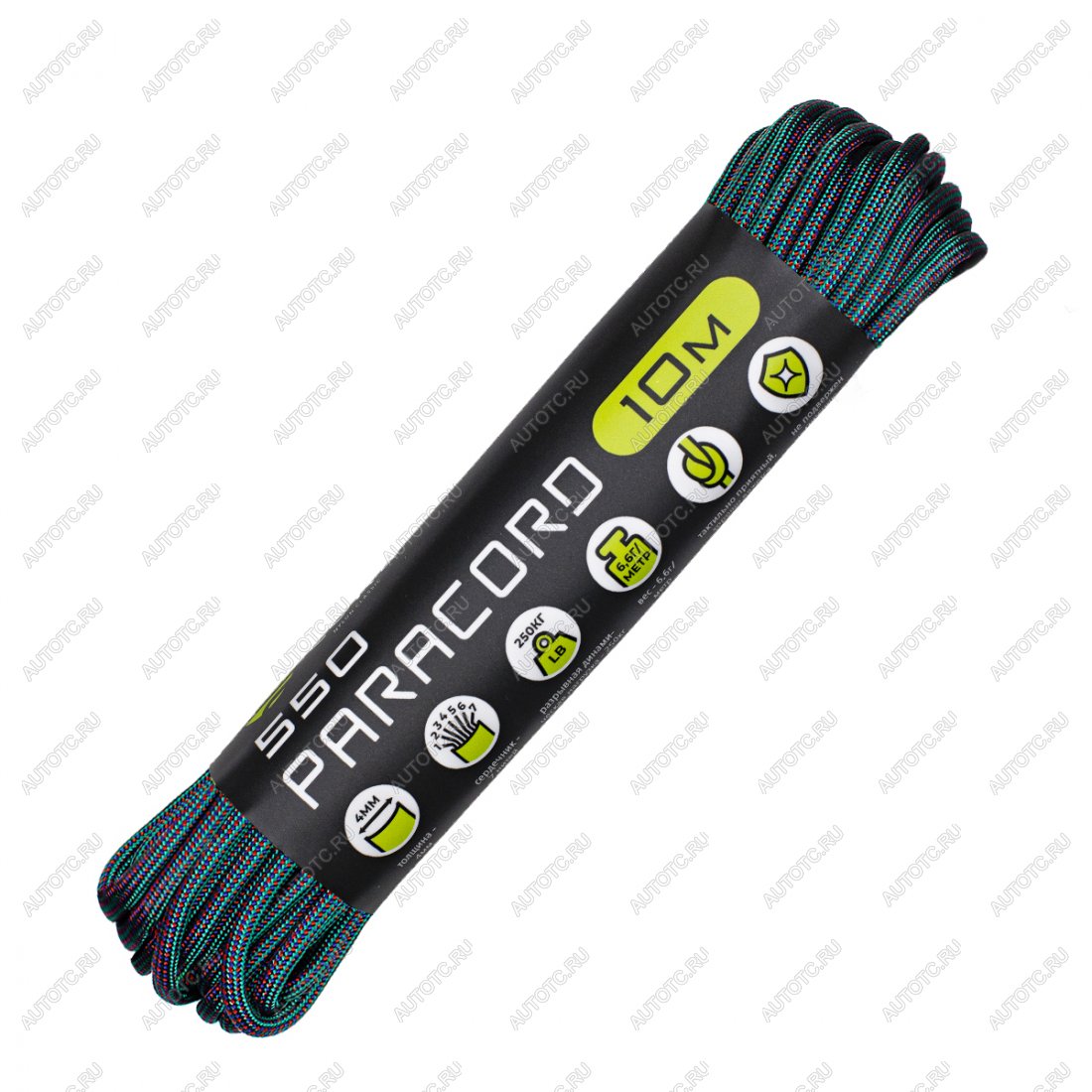 220 р. Паракорд 550 CORD nylon 10м (chameleon) CORD 550.n10.kham  с доставкой в г. Вологда