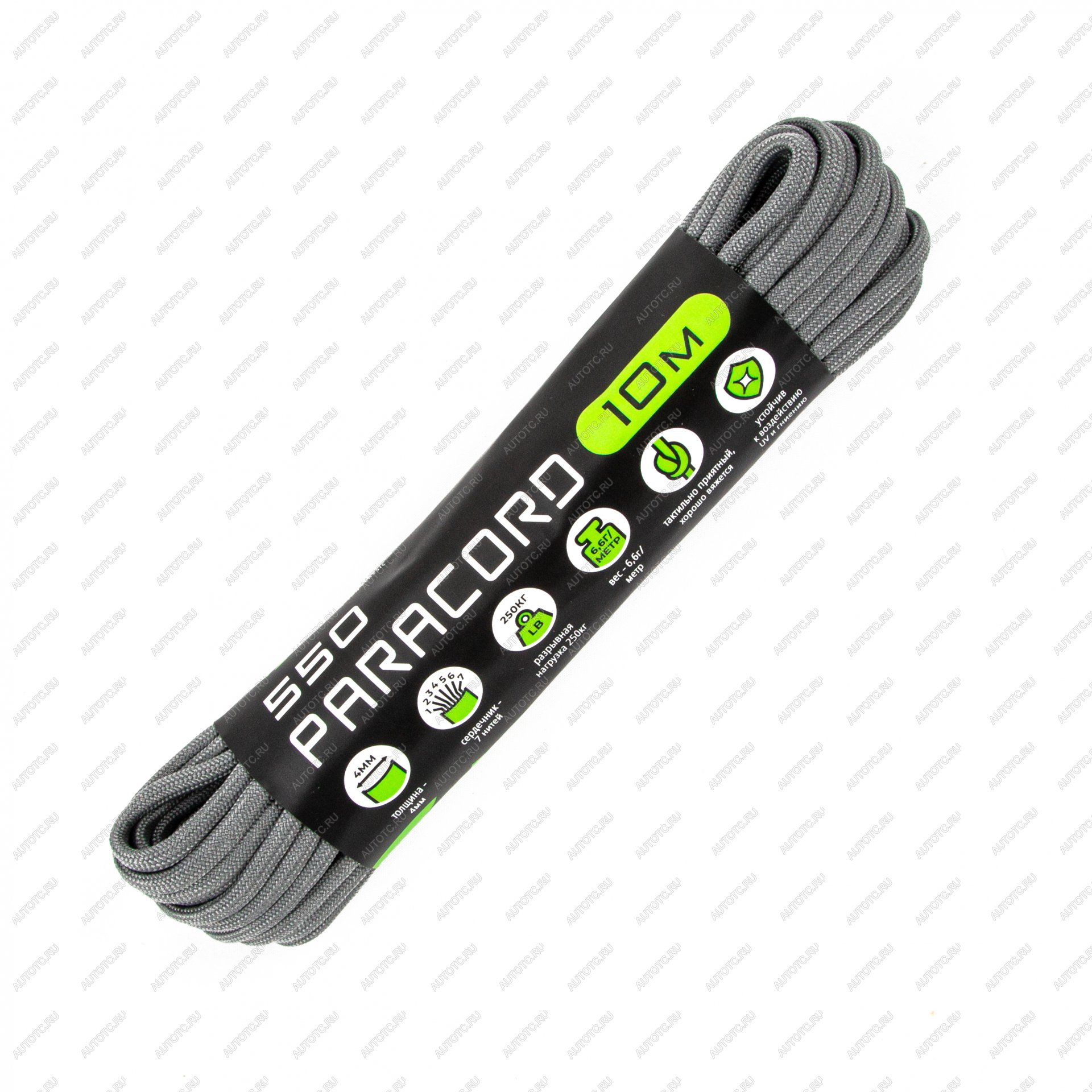 270 р. Паракорд 550 CORD nylon 10м (gray) CORD 550.n10.g  с доставкой в г. Вологда