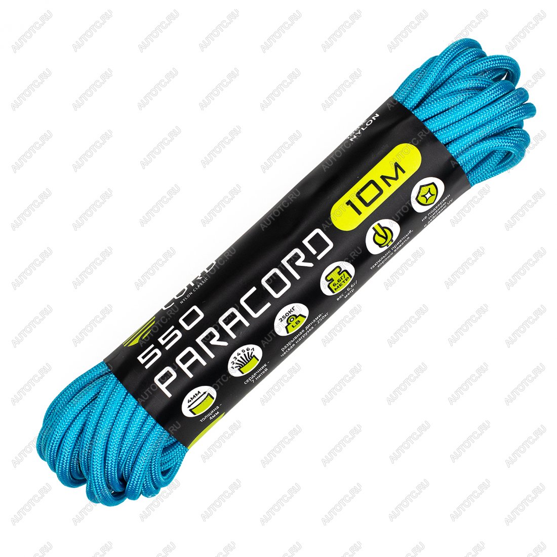 220 р. Паракорд 550 CORD nylon 10м (ocean blue) CORD 550.n10.o.bl  с доставкой в г. Вологда