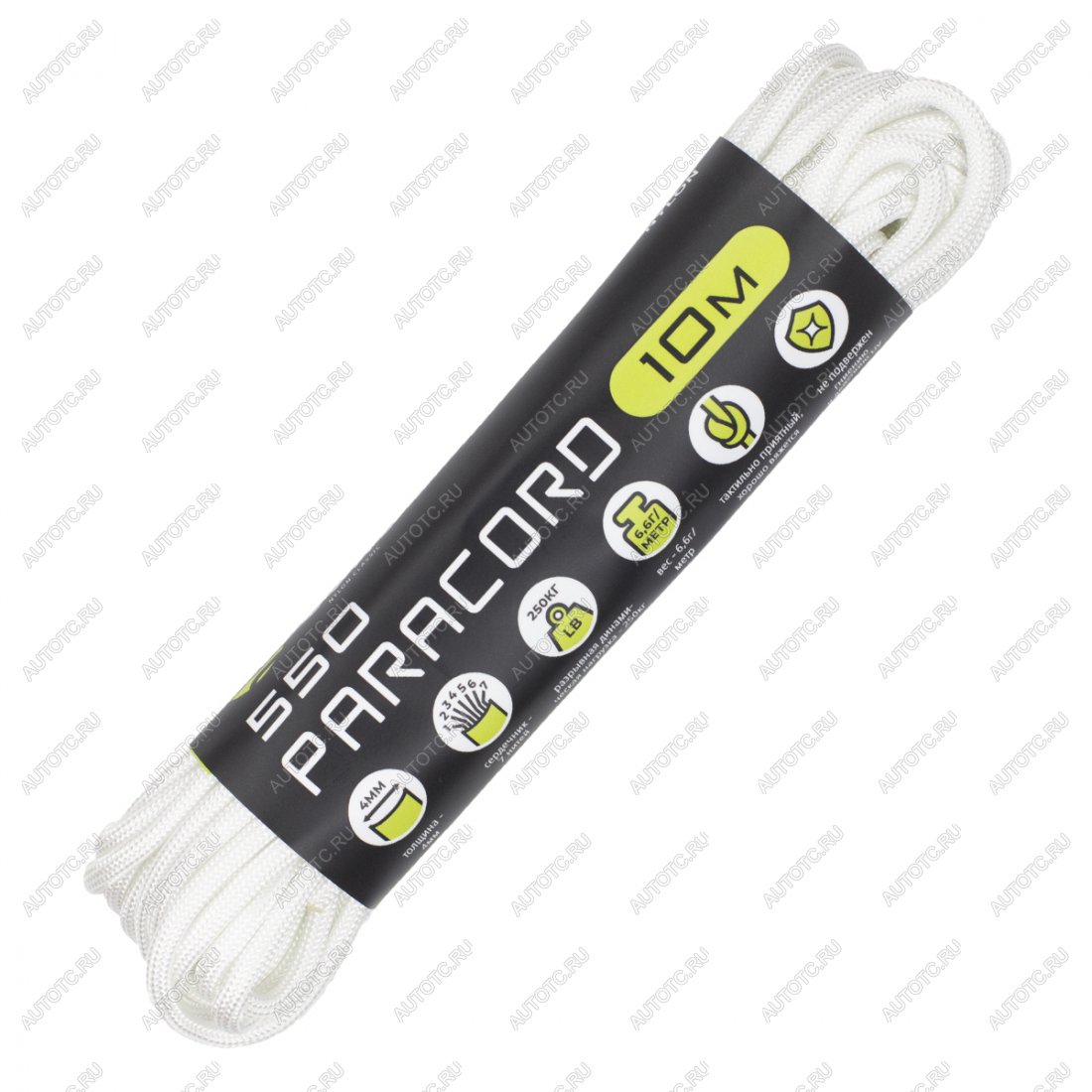 230 р. Паракорд 550 CORD nylon 10м (white) CORD 550.n10.wt  с доставкой в г. Вологда
