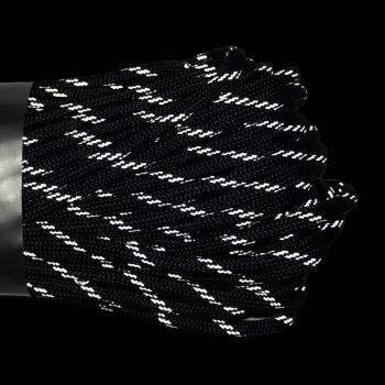 379 р. Паракорд 550 CORD nylon 10м световозвращающий (black) CORD 550.n10.lm.b  с доставкой в г. Вологда. Увеличить фотографию 4