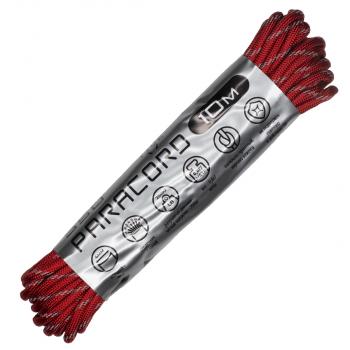 399 р. Паракорд 550 CORD nylon 10м световозвращающий (red) CORD 550.n10.lm.r  с доставкой в г. Вологда. Увеличить фотографию 1