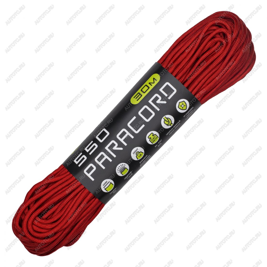 679 р. Паракорд 550 CORD nylon 30м (red) CORD 550.n30.r  с доставкой в г. Вологда
