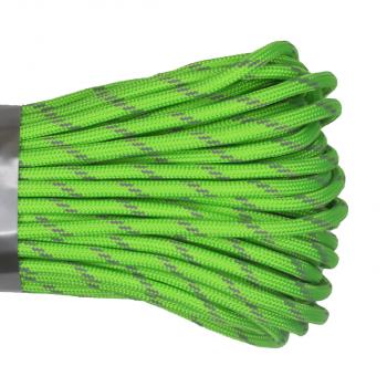 829 р. Паракорд 550 CORD nylon 30м световозвращающий (neon green) CORD 550.n30.lm.n.gr  с доставкой в г. Вологда. Увеличить фотографию 3