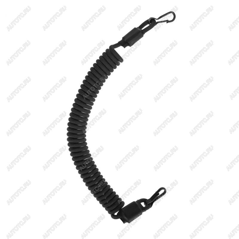 399 р. Страховочный тренчик CORD из паракорда с 2 карабинами (black) CORD tr.kk.b  с доставкой в г. Вологда