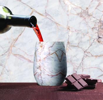 2 289 р. Термобокал IMPERIAL WINE, 270 мл, мрамор ASOBU viw2.22-marble  с доставкой в г. Вологда. Увеличить фотографию 3