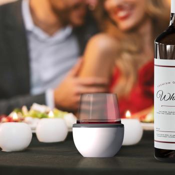 2 379 р. Термобокал для вина WINE KUZIE 440 мл, белый ASOBU stl24.01-white  с доставкой в г. Вологда. Увеличить фотографию 7