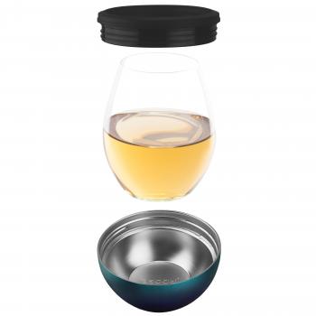 2 379 р. Термобокал для вина WINE KUZIE 440 мл, белый ASOBU stl24.01-white  с доставкой в г. Вологда. Увеличить фотографию 3