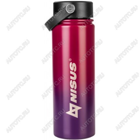 1 279 р. Термобутылка NISUS 530ML три крышки (фиолетовыйкрасный) HELIOS n.tb-022-rb  с доставкой в г. Вологда