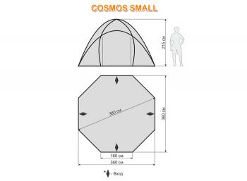 41 849 р. Шатер автомат Maverick Cosmos small khaki (хакижелто-горчичный) Maverick Tent m-km-010  с доставкой в г. Вологда. Увеличить фотографию 3