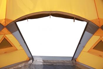 56 999 р. Шатер автомат Maverick Cosmos Thermal - под отопление (желто-серый) Maverick Tent m-t-yg-010  с доставкой в г. Вологда. Увеличить фотографию 7