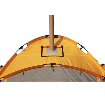 56 999 р. Шатер автомат Maverick Cosmos Thermal - под отопление (желто-серый) Maverick Tent m-t-yg-010  с доставкой в г. Вологда. Увеличить фотографию 5