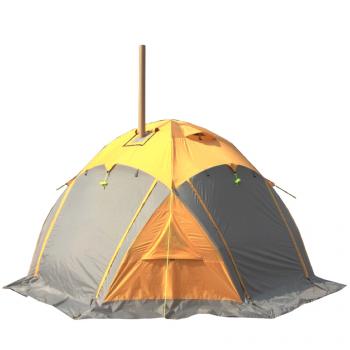 56 999 р. Шатер автомат Maverick Cosmos Thermal - под отопление (желто-серый) Maverick Tent m-t-yg-010  с доставкой в г. Вологда. Увеличить фотографию 2