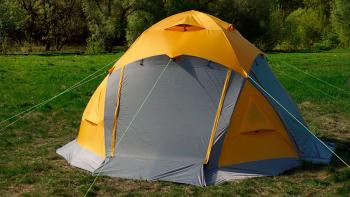 56 999 р. Шатер автомат Maverick Cosmos Thermal - под отопление (желто-серый) Maverick Tent m-t-yg-010  с доставкой в г. Вологда. Увеличить фотографию 14