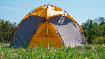 56 999 р. Шатер автомат Maverick Cosmos Thermal - под отопление (желто-серый) Maverick Tent m-t-yg-010  с доставкой в г. Вологда. Увеличить фотографию 9