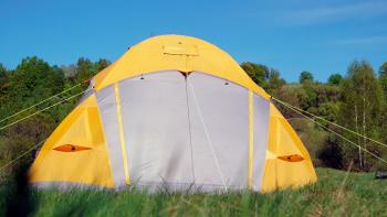 56 999 р. Шатер автомат Maverick Cosmos Thermal - под отопление (желто-серый) Maverick Tent m-t-yg-010  с доставкой в г. Вологда. Увеличить фотографию 18
