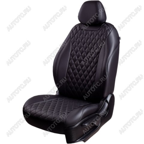 10 299 р. Комплект чехлов для сидений (РЗСиС 40/60 ЗГ Орегон) БАЙРОН Lord Autofashion Chevrolet Spark M300 дорестайлинг (2010-2015) (черный, вставка черная, строчка черная)  с доставкой в г. Вологда