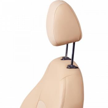 6 799 р. Комплект чехлов для сидений (РЗС 60/40 3Г Илана+Орегон) ТУРИН СТ Lord Autofashion Nissan Juke 1 YF15 дорестайлинг (2010-2014) (бежевый, вставка бежевая, строчка бежевая)  с доставкой в г. Вологда. Увеличить фотографию 2