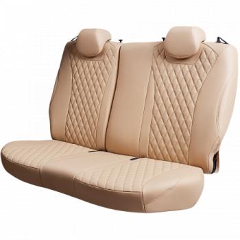 14 999 р. Комплект чехлов для сидений (Орегон) БАЙРОН ст БАЙРОН Lord Autofashion Subaru Forester SJ дорестайлинг (2012-2016) (бежевый, вставка бежевая, строчка бежевая)  с доставкой в г. Вологда. Увеличить фотографию 7