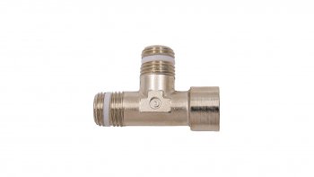 Фитинг тройник с фторопластовым кольцом Camozzi S2050 18-18 Camozzi s2050 18-18