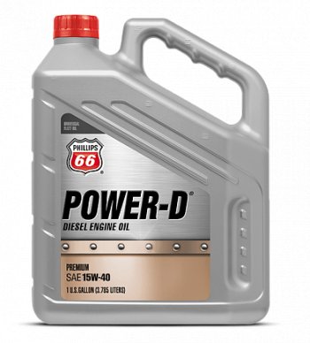 3 899 р. Масло Phillips 66 POWER-D DIESEL EO Motor Oil (CI4 +) 15W40 3.785 L CUMMINS 13812  с доставкой в г. Вологда. Увеличить фотографию 2