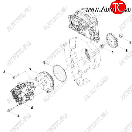 54 999 р. Топливный насос высокого давления (ТНВД) Bosch ISF 2.8 0445020119 CUMMINS 0404  с доставкой в г. Вологда