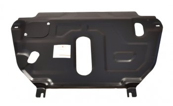 3 499 р. Защита картера двигателя и КПП (V-2,0; 2,4, установка на пыльник) ALFECO Geely Emgrand X7 дорестайлинг (2011-2015) (Сталь 2 мм)  с доставкой в г. Вологда. Увеличить фотографию 2