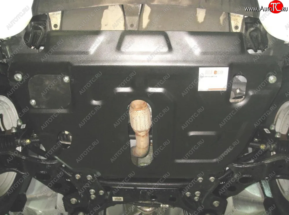 3 499 р. Защита картера двигателя и КПП (V-2,0; 2,4, установка на пыльник) ALFECO Geely Emgrand X7 дорестайлинг (2011-2015) (Сталь 2 мм)  с доставкой в г. Вологда