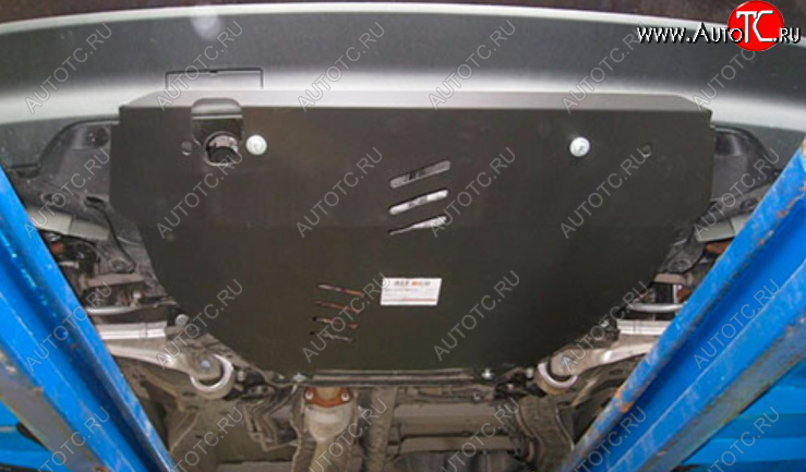 5 199 р. Защита картера двигателя и КПП Alfeco  Honda Pilot  YF4 (2011-2015) рестайлинг (Сталь 2 мм)  с доставкой в г. Вологда