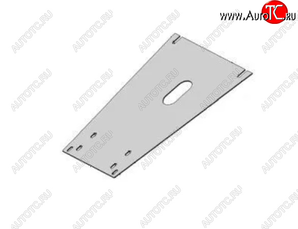 2 299 р. Защита картера двигателя (V-2,0D) Alfeco JAC N35 (2019-2025) (Сталь 2 мм)  с доставкой в г. Вологда
