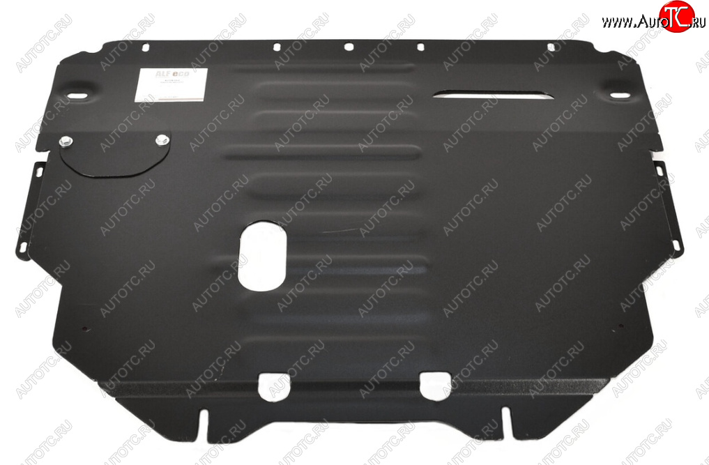 10 649 р. Защита картера двигателя и КПП (V-2,0AT) ALFECO  Geely Tugella  FY11,HPBA4 (2019-2025) дорестайлинг, рестайлинг (Алюминий 3 мм)  с доставкой в г. Вологда