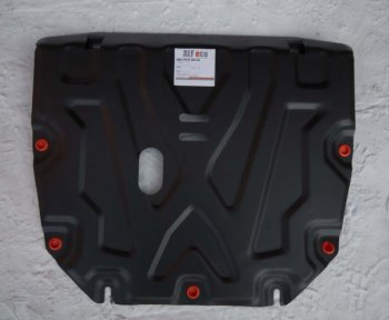 Защита картера двигателя и КПП (V-2,4) Alfeco Honda CR-V  RM1,RM3,RM4 (2014-2018) рестайлинг (Алюминий 4 мм)