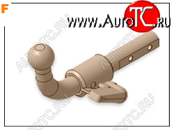 17 299 р. ТСУ для SSANGYONG Korando (C200) 2010-2014, SSANGYONG Korando (C210) 2014-2019, Тип шара: Горизонтальный, легкосъемный (S)  Саньенг Корандо Aragon e3108as  с доставкой в г. Вологда