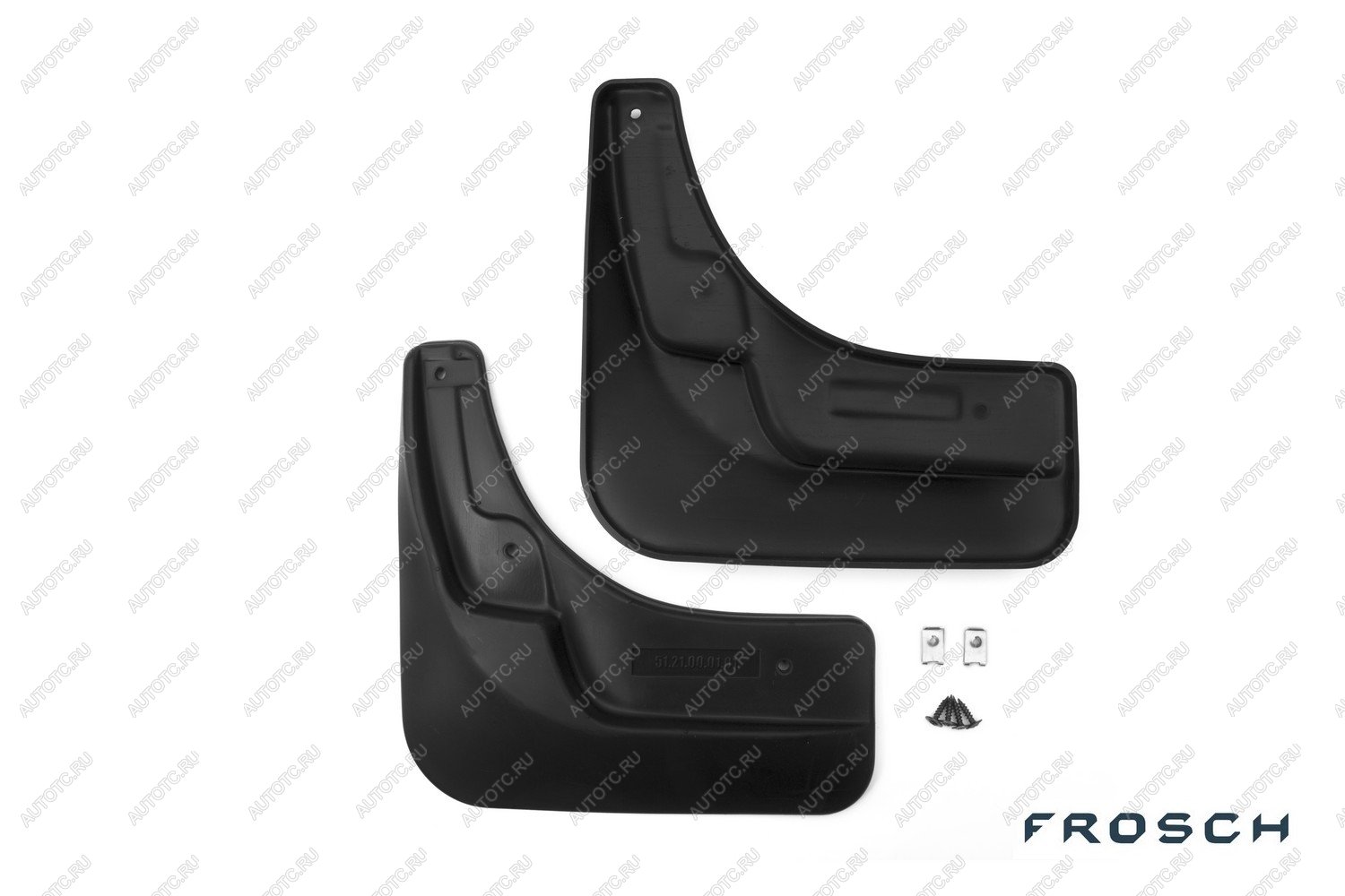 4 799 р. Брызговики передние VW Tiguan, 2007-2017, внед. (optimum) в коробке  Фольксваген Тигуан FROSCH frosch.51.21.f13  с доставкой в г. Вологда