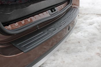 1 579 р. Накладка на задний бампер Вариант 2 для Renault Duster I 2010-2014, шагрень  Рено Дастер Русская Артель nrd-025702  с доставкой в г. Вологда. Увеличить фотографию 1