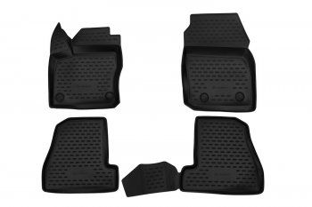 719 р. Коврики в салон FORD Focus 3, 042011-2015, 2015- 4 шт. (полиуретан)  Форд Фокус Element orig.1751152  с доставкой в г. Вологда. Увеличить фотографию 1