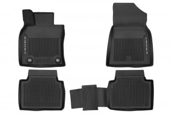 2 499 р. Всесезонные ковры в салонAll Weather Floor Mats TOYOTA Camry 2017-2021, 2021-, чёрн., 4 шт.  Тойота Камри TOYOTA pw21006003  с доставкой в г. Вологда. Увеличить фотографию 1