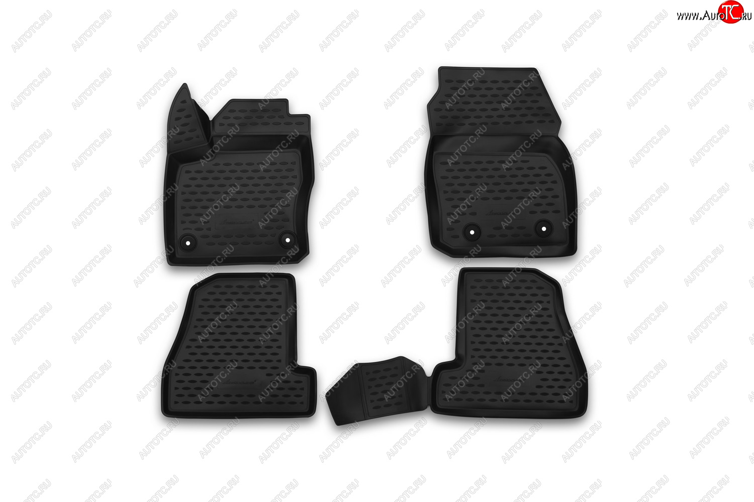 339 р. Коврики в салон FORD Focus 3, 042011-2015, 2015- 4 шт. (полиуретан)  Форд Фокус FORD 1751152  с доставкой в г. Вологда