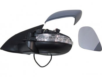 GOLF ЗЕРКАЛО ЛЕВ ЭЛЕКТР С ПОДОГРЕВ , УК.ПОВОР , ПОДСВЕТ (convex) (Тайвань) BODYPARTS vwglf09-453-l