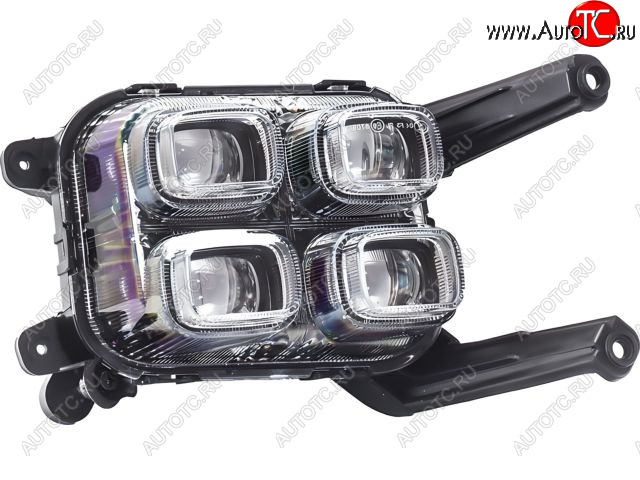 6 449 р. Правая противотуманная фара (диодная) BODYPARTS  KIA Sportage  4 QL (2016-2018) дорестайлинг  с доставкой в г. Вологда