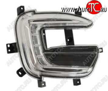 7 549 р. Правая противотуманная фара (с ДХО) BodyParts  Renault Kaptur (2016-2025) дорестайлинг, рестайлинг  с доставкой в г. Вологда