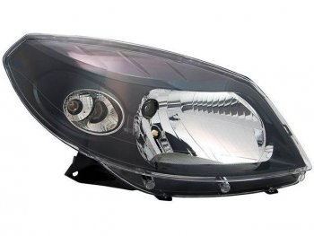 3 499 р. Правая фара (корректор) BODYPARTS  Renault Sandero  (BS) (2009-2014)  с доставкой в г. Вологда. Увеличить фотографию 2