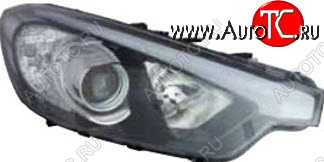 5 399 р. Правая фара (под корректор, линзован) BODYPARTS KIA Cerato 3 YD дорестайлинг седан (2013-2016)  с доставкой в г. Вологда