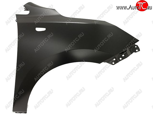 4 099 р. Правое крыло (с отверстием под повторитель поворота, Тайвань) BodyParts Hyundai IX35 LM дорестайлинг (2009-2013) (Неокрашенное)  с доставкой в г. Вологда